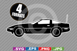 Download Classic 1984 Sports Car Silhouette - Silhouette Collection