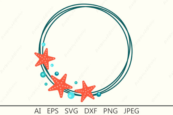 Download Seashell Monogram Frame Svg, Summer Dxf - Summer dxf Collection